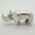 Vintage Italian Genuine Silver 800 Heavy Rhino Figurine Sculpture, 1970s For Sale - Image 10 of 10