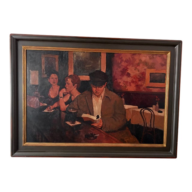 Original Oil Painting by Lorusso " in a World of His Own" For Sale
