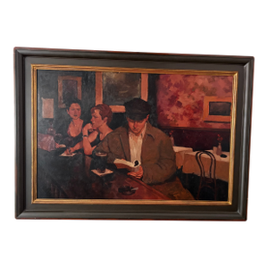 Original Oil Painting by Lorusso " in a World of His Own"