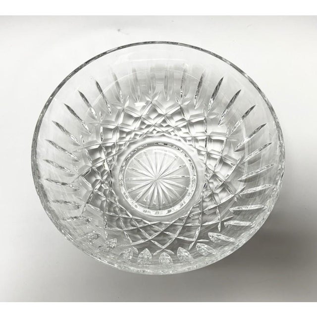 Traditional Late 20th Century Waterford Crystal Wicklow 9″ Bowl For Sale - Image 3 of 4