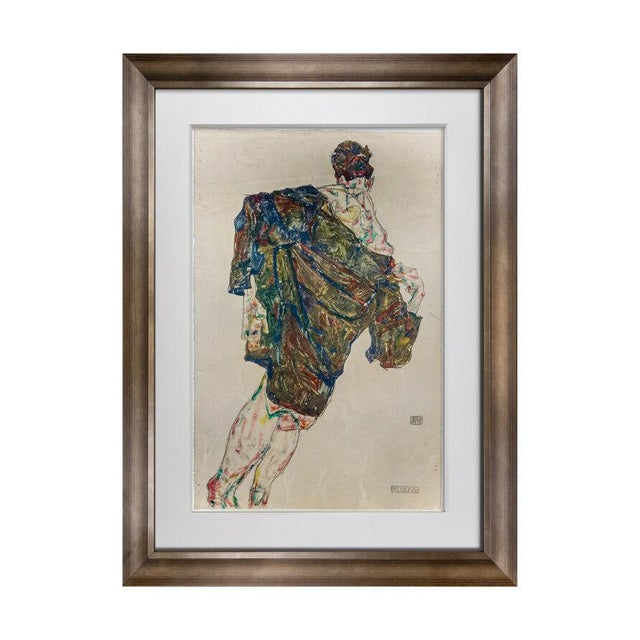 Egon Schiele Lithograph Signed Dated "Redemption” With Frame For Sale In Atlanta - Image 6 of 6