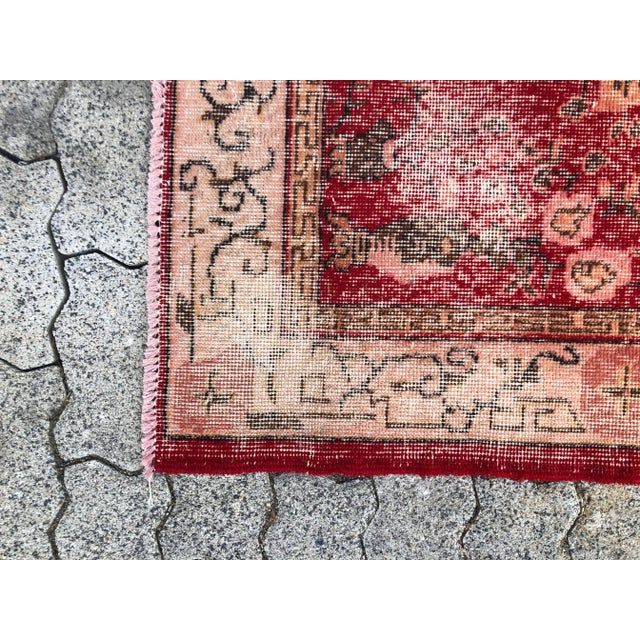 Tribal 1960s Handmade Anatolian Nomadic Rug For Sale - Image 3 of 11