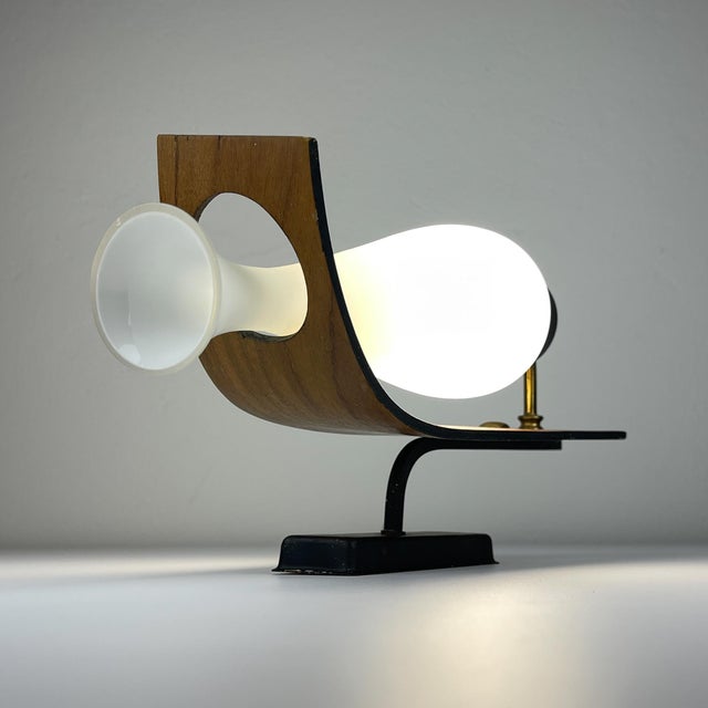 Black Wall Lamp from Stilnovo, 1950s For Sale - Image 8 of 16