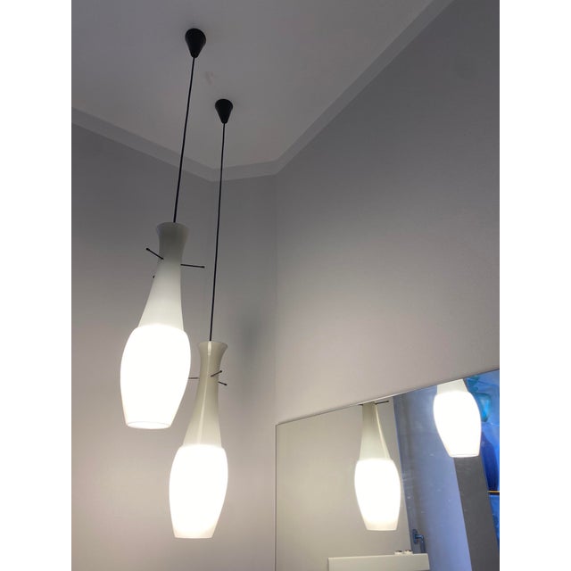 Gold Ceiling Lights from Vistosi, Italy, 1960, Set of 2 For Sale - Image 8 of 18