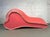 Pink Late 20th Century Post-Modern Freeform Amoeba Coral Pink Fiberglass Bench For Sale - Image 8 of 9