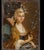 Early 18th-Century Italian Venetian Portrait Painting on Glass For Sale - Image 6 of 14