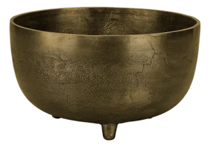 Jamie Young Relic Metal Large Footed Decorative Bowl
