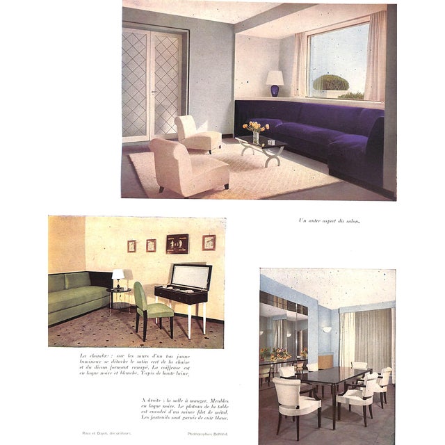 Traditional "Decoration De France: Appartements Et Hotels Particuliers" 1949 Carlhian, Andre For Sale - Image 3 of 11