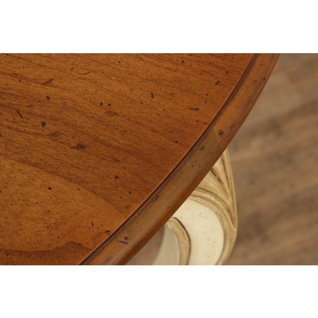 Brown Henredon French Provincial Style Expandable Dining Table For Sale - Image 8 of 12