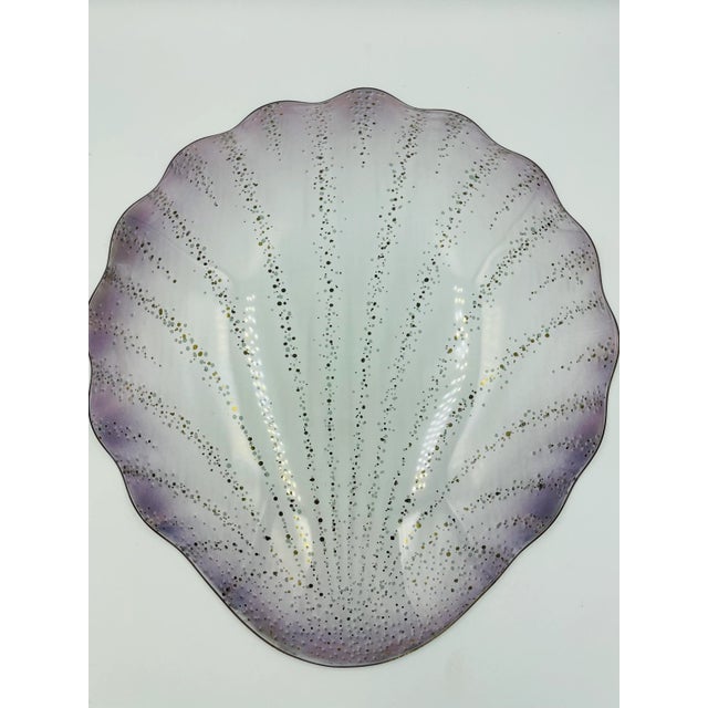 Vintage Mid-Century Translucent Sea Shell-Platter For Sale - Image 4 of 11