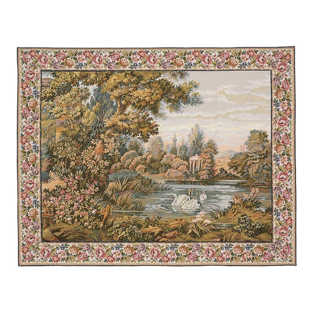 The Pagoda Loom Woven Tapestry - 90 X 120 Cm (3'0" X 3'11" ) - Requires Rod Size 3 For Sale