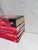 1990s Red Decorated of Four Hard Cover Books. For Sale In Miami - Image 6 of 6
