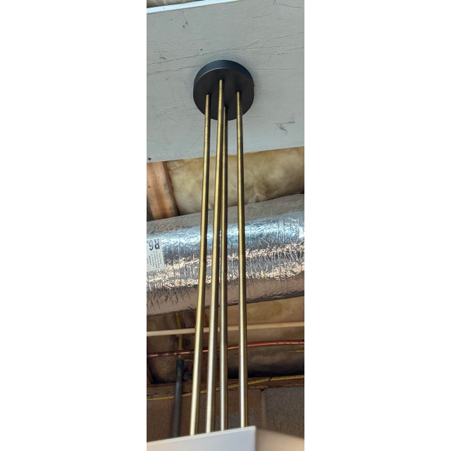 Baker Furniture Company Baker McGuire Limantour Circular Chandelier Jonathan Browning No. McL103 For Sale - Image 4 of 12