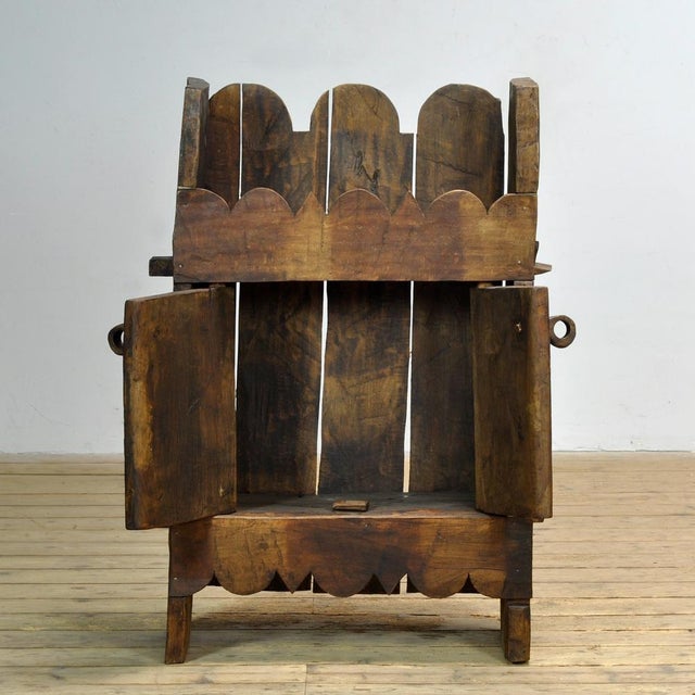 Romanian Folk Art Cabinet, 1925 For Sale - Image 4 of 13