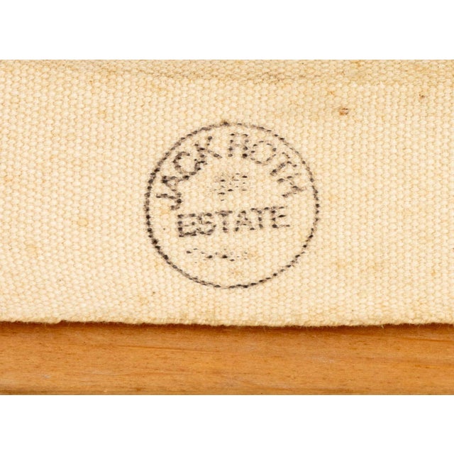 Blue Jack Roth Untitled Acrylic on Canvas, 1978 For Sale - Image 8 of 9