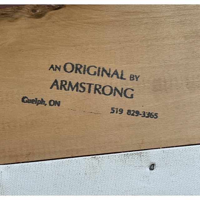 Painting Acrylic on Canvas, Snow Scape by David C Armstrong For Sale - Image 12 of 12