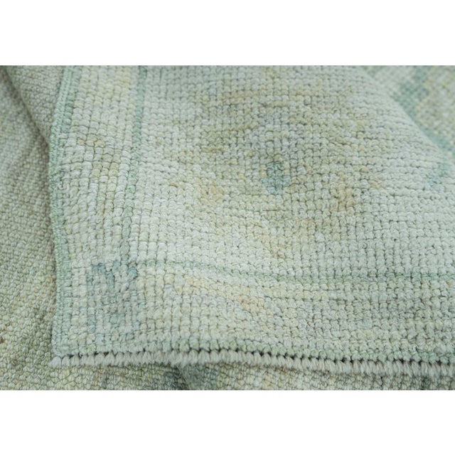Brown Turkish Oushak Rug 3'11" x 6'2" #19404 For Sale - Image 8 of 8