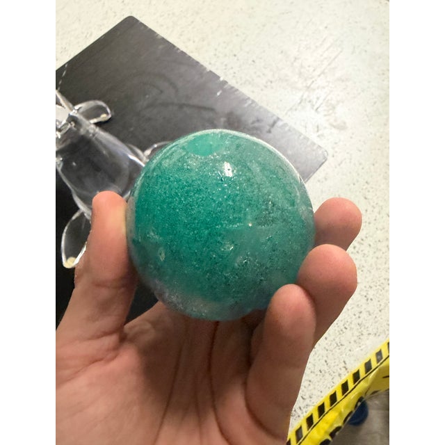 Transparent Daum France Crystal Sea Lion 11in Pate De Verre For Sale - Image 8 of 12