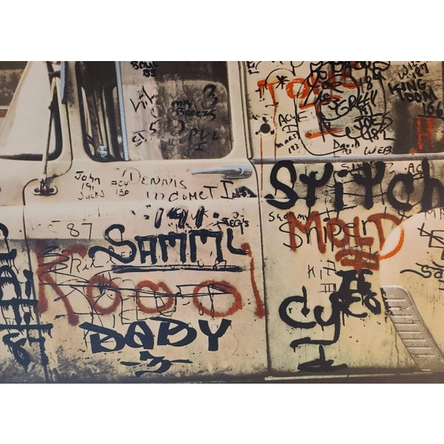Knoll Photographer Jon Naar Signed Artist Proof Silkscreen the Faith of Graffiti, Truck Nyc 1974 For Sale - Image 4 of 13