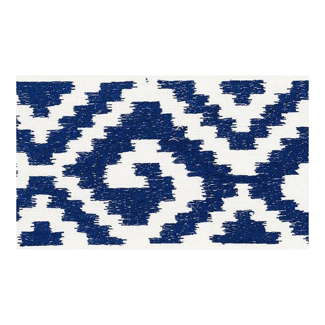 Schumacher Fillmore Tape in Blue For Sale