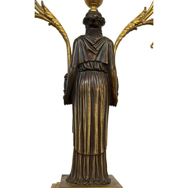 Traditional French Empire Four-Light Candleholders, Set of 2 For Sale - Image 3 of 16