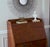 English Antique English Brass & Oak Postal Letter Scale With Original Weights, Early 20th Century For Sale - Image 3 of 6