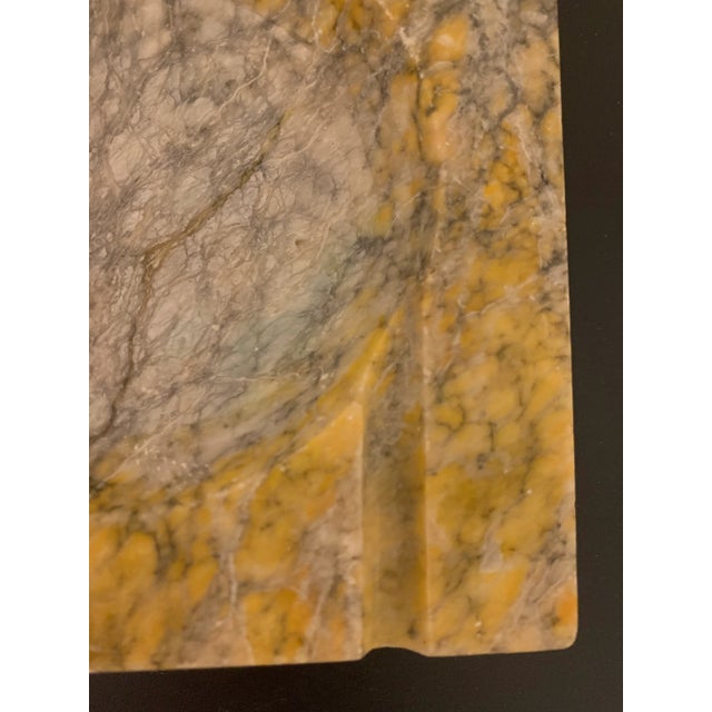 Mid 20th Century Vintage Large Organic Marble Ashtray Catchall For Sale - Image 9 of 10