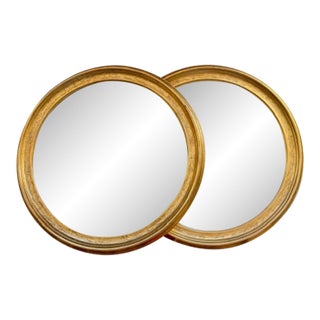 Nice Pair of Italian Made Giltwood Louis Philippe Style Mirrors For Sale