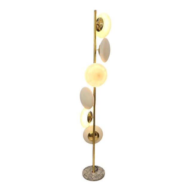 1950s Vintage Helical Floor Lamp, 1950s For Sale - Image 5 of 9