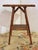 Late 19th Century English Large Square Bamboo Two-Tier Side Table For Sale - Image 4 of 6