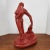 Royal Haeger Vintage Royal Haeger Red Crackle Lava Glaze Matador Bullfighter Figurine For Sale - Image 4 of 7