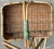 Tan Abundantly-Sized Late 20th-Century Bamboo & Natural Willow Baker’s-Style Basket For Sale - Image 8 of 18