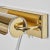 Charlotte Perriand 1960s Scandinavian Brass Rotating Wall Lamp in the Style of Charlotte Perriand For Sale - Image 4 of 13