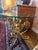 Vintage Illuminated Gilt Metal Floral Side/Cocktail Table, in the Manner of Hans Kögl, C. 1960s–70s For Sale - Image 12 of 12