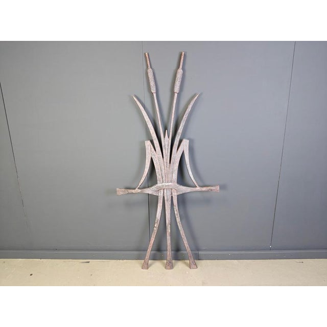 Metal Large Brutalist Wal Sculpture, 1970s For Sale - Image 7 of 9