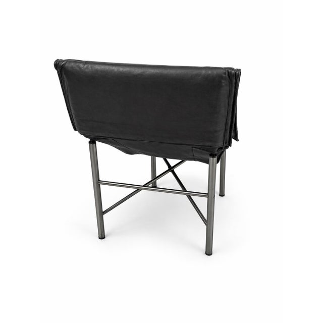 Ikea Skye Leather Chaise Longue by Tord Björklund for Ikea, 1980s For Sale - Image 4 of 6