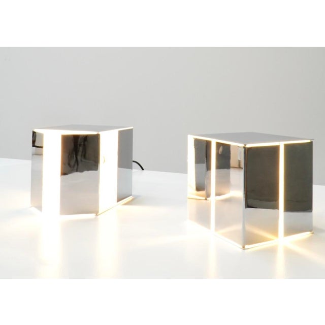 Kinetic Table Lamp Model 3H in Chrome by Paolo Tilche for Sirrah, Italy, 1970s For Sale - Image 3 of 17