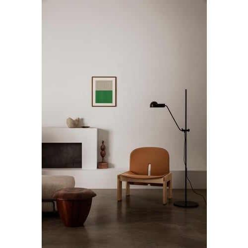 Model 925 Chair in Wood and Leather by Afra and Tobias Scarpa, 2023 For Sale - Image 10 of 15