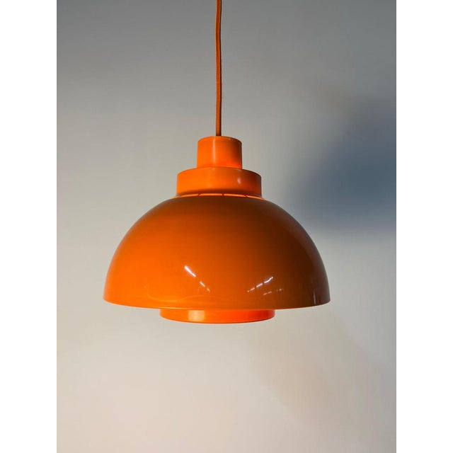 Minisol Orange Pendant Lamp by K. Kewo for Nordisk Solar For Sale - Image 11 of 11