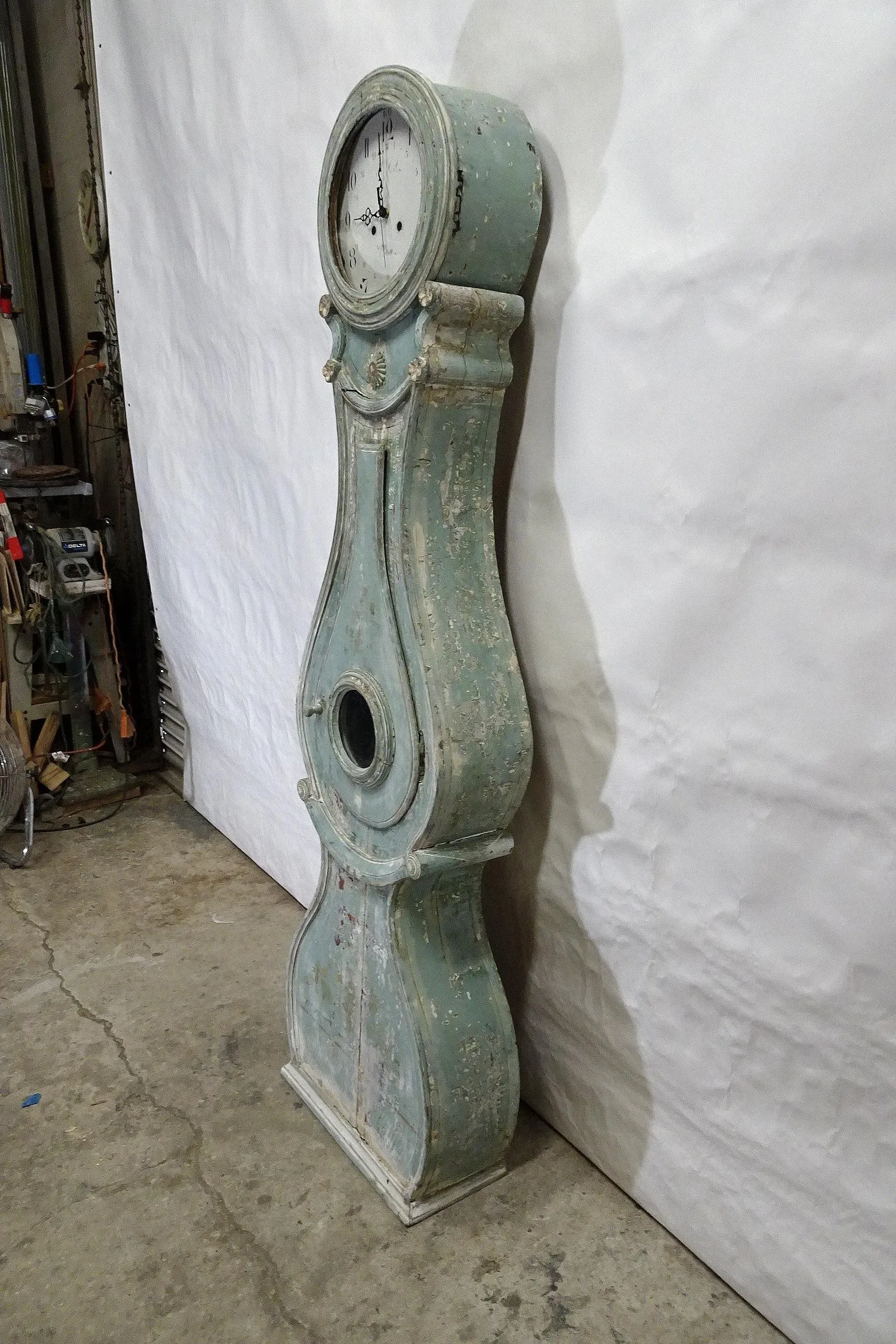 Mora Clock Swedish 100% Original Paint Fryksdhal Model | Chairish