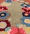 Textile Vintage Oval American Hooked Rug With Large Flower Design For Sale - Image 7 of 8