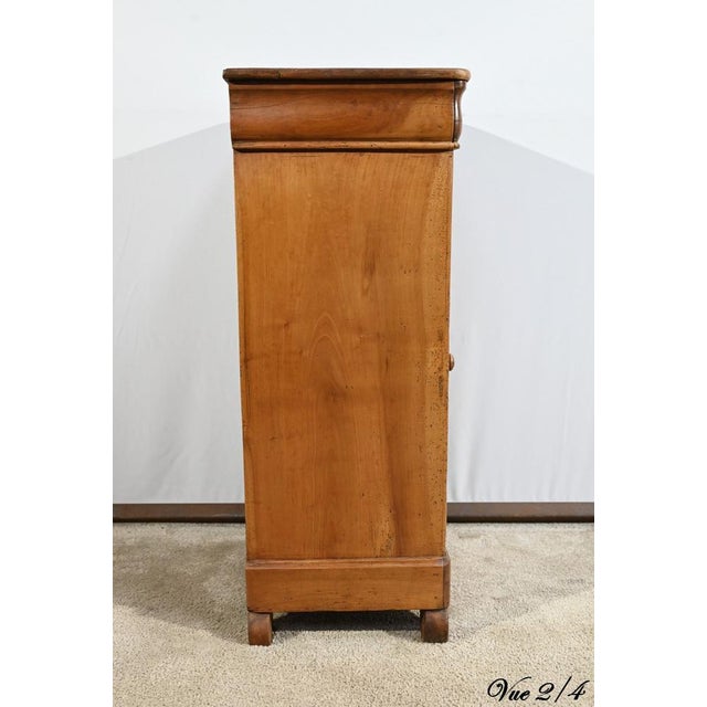 Louis Philippe Cherrywood Bedside Table, Mid-19th Century For Sale - Image 13 of 18