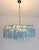 Large Murano Glass Chandelier with 101 Blue Alabaster Glass Tube, 1990s For Sale - Image 15 of 17