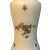 French Provincial Mid 20th Century Hollywood Regency Moriage Satin Glass & Brass Urn Table Lamps - A Pair For Sale - Image 3 of 5