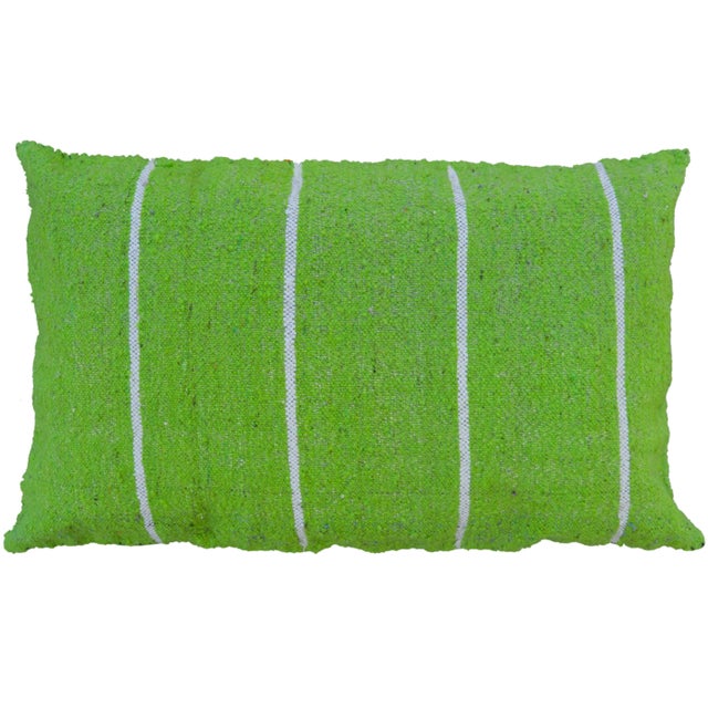 Abstract Late 20th Century MoroccanStriped Pillow For Sale - Image 3 of 4