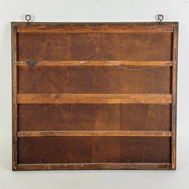 Primitive Early 20th Century American Bowling Score Board With Labels in Wood Frame For Sale - Image 9 of 10