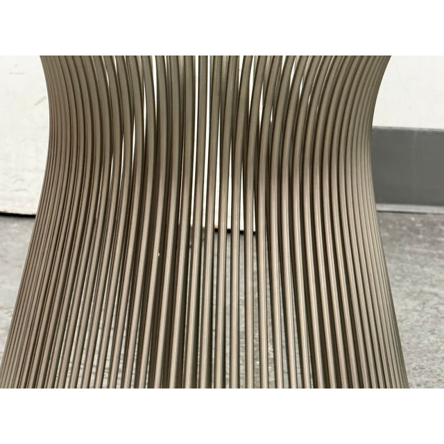 Warren Platner for Knoll/Design Within Reach Platner Wire + Glass Dining Table For Sale - Image 11 of 12
