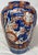 Ceramic Large Antique 19th Century Fluted Imari Vase Decorated With Colorful Birds Iand Floral Patterns - From England For Sale - Image 7 of 12
