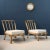 Set of Bamboo Rattan and Copper Armchairs by Maison, 1950s For Sale - Image 8 of 10