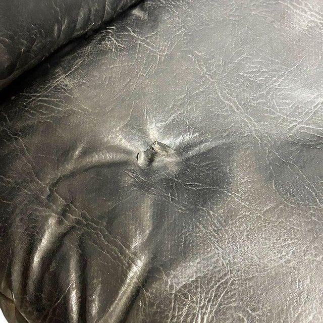 MCM Model 90 "Riviera" Swivel Springer Iron Lounge Chair W/ Ottoman by Homecrest For Sale - Image 10 of 15